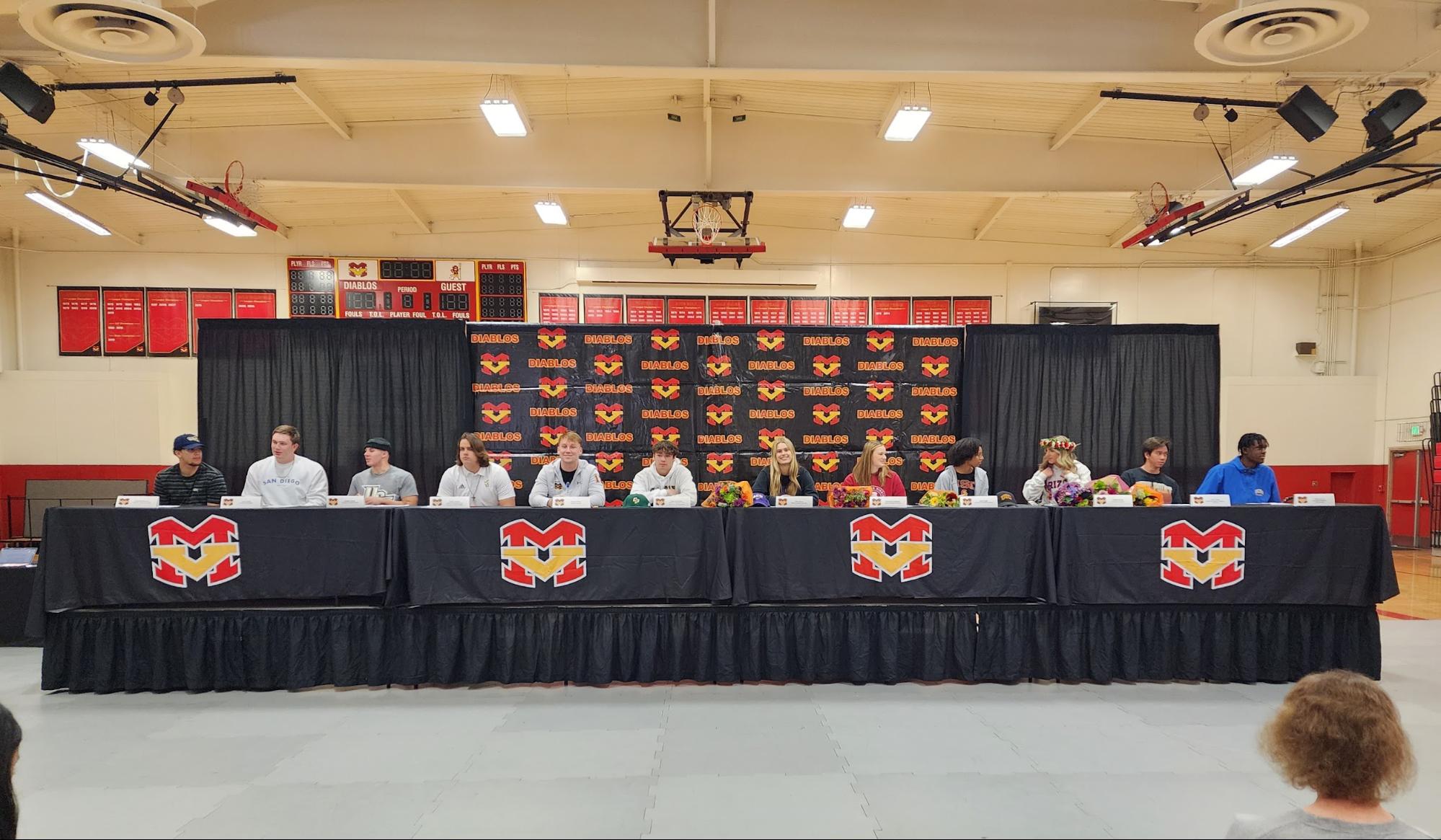 Tradition Never Graduates Mission Signs Seventeen Athletes to Division 1 Schools The Diablo